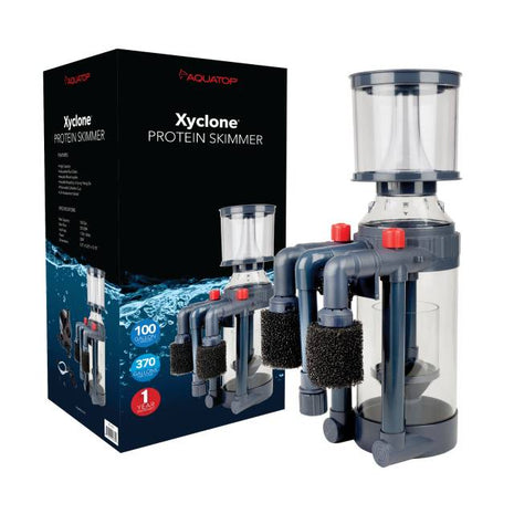 Xyclone Protein Skimmer. Includes Pump, 370GPH, Up to 100 Gallons