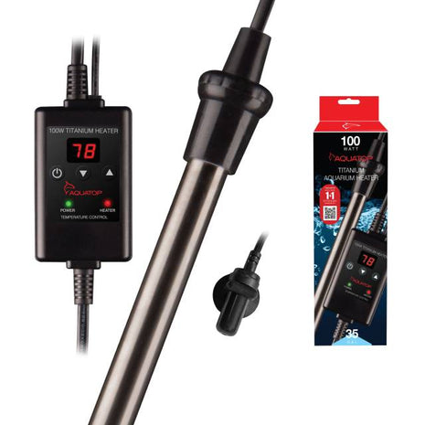 Aquatop Titanium Heaters w/ Inline Digital Controller - Aquatica Superstore