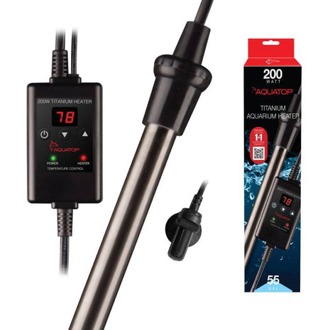 Aquatop Titanium Heaters w/ Inline Digital Controller - Aquatica Superstore