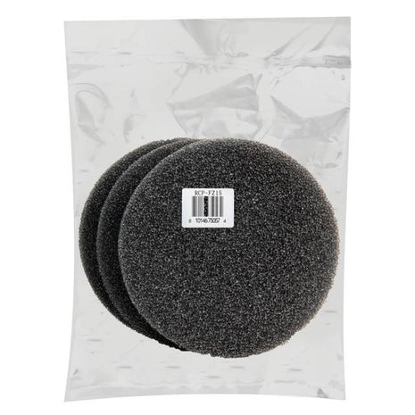 Replacement Coarse Black Filter Pad for Forza FZ15-UV, 3-pk