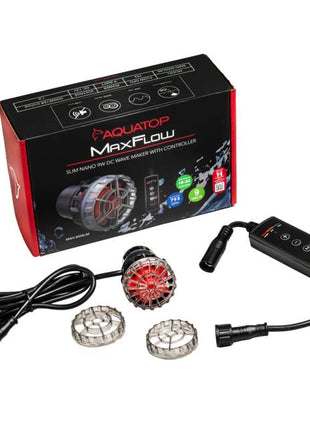 Aquatop MaxFlow Slim Nano 9W DC Wave Maker w/Controller up to 793 gph