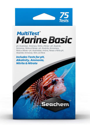 Seachem MultiTest - Marine Basic - Aquatica Aquarium Gallery Fish Store Cleveland Ohio