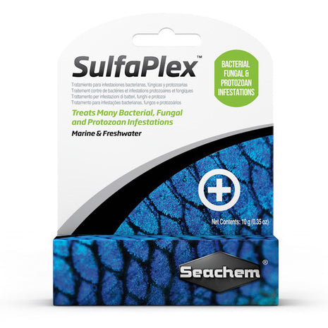 Seachem SulfaPlex (Fungal/Bacterial/Protozoan) - Aquatica Aquarium Gallery Fish Store Cleveland Ohio