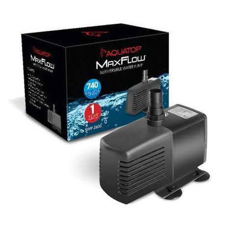 Aquatop MaxFlow Submersible Return Pump - Aquatica Aquarium Gallery Fish Store Cleveland Ohio