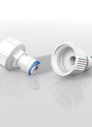 BUDDIE FIT SPEED-FIT 3/8" X FAUCET ATTACHMENT W/1 BLUE CLIP, 2CT - Aquatica Aquarium Gallery Fish Store Cleveland Ohio